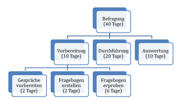 Beispiel für einen Projektstrukturplan